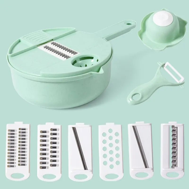 Hachoir Manuel - CutShredGrater™ - Vert - Ma Cuisine Novatrice